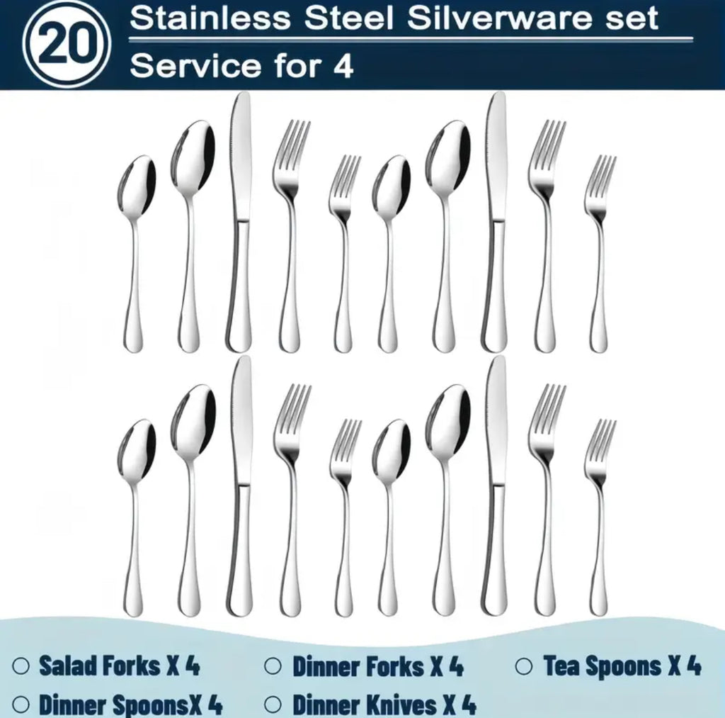 Stainless Steel Flateware Set