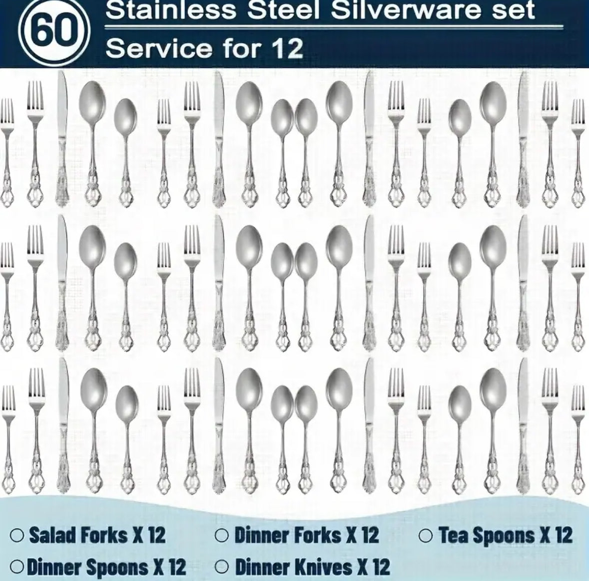 Stainless Steel Flateware Set