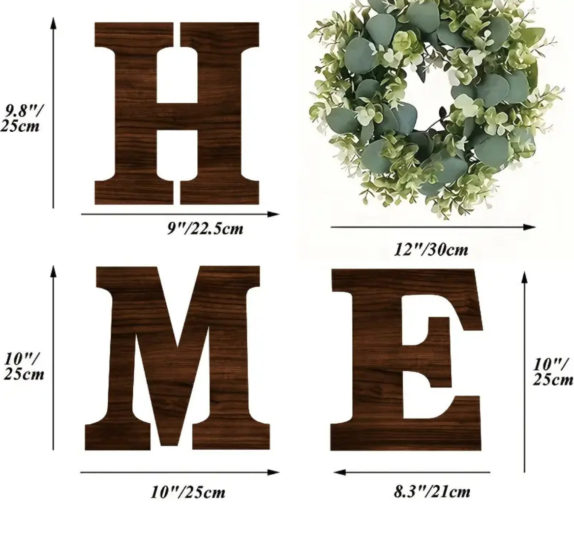 "Home" Wall Decor Set