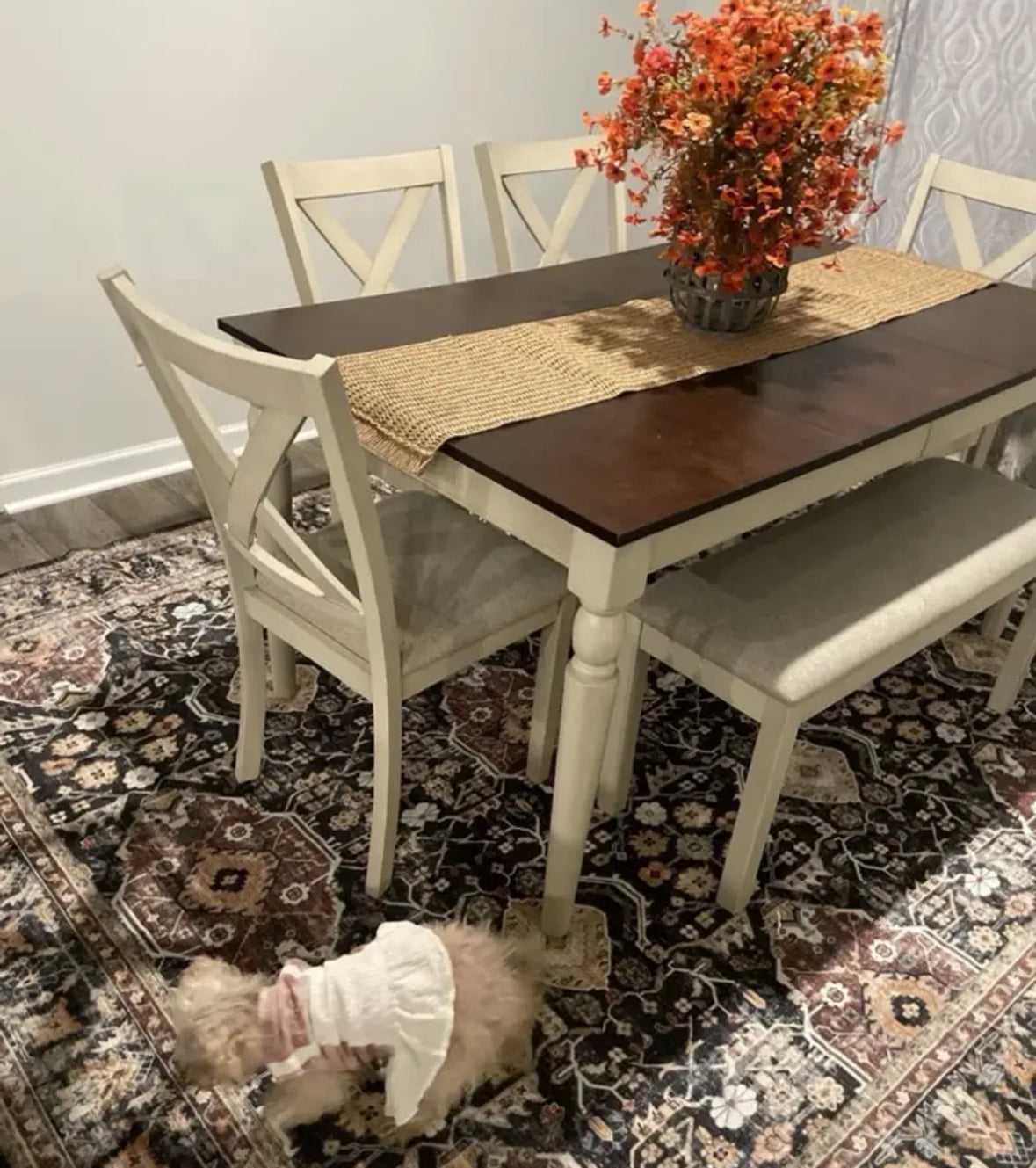 Willow Creek 6-Piece Farmhouse Dining Set