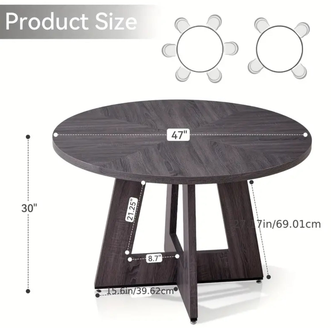Heavenwood 5-Piece Round Dining Set