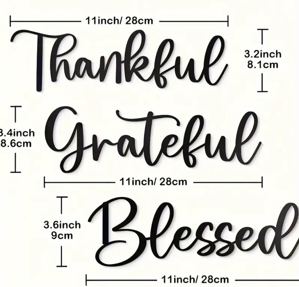 Grateful Heart Wall Décor Set
