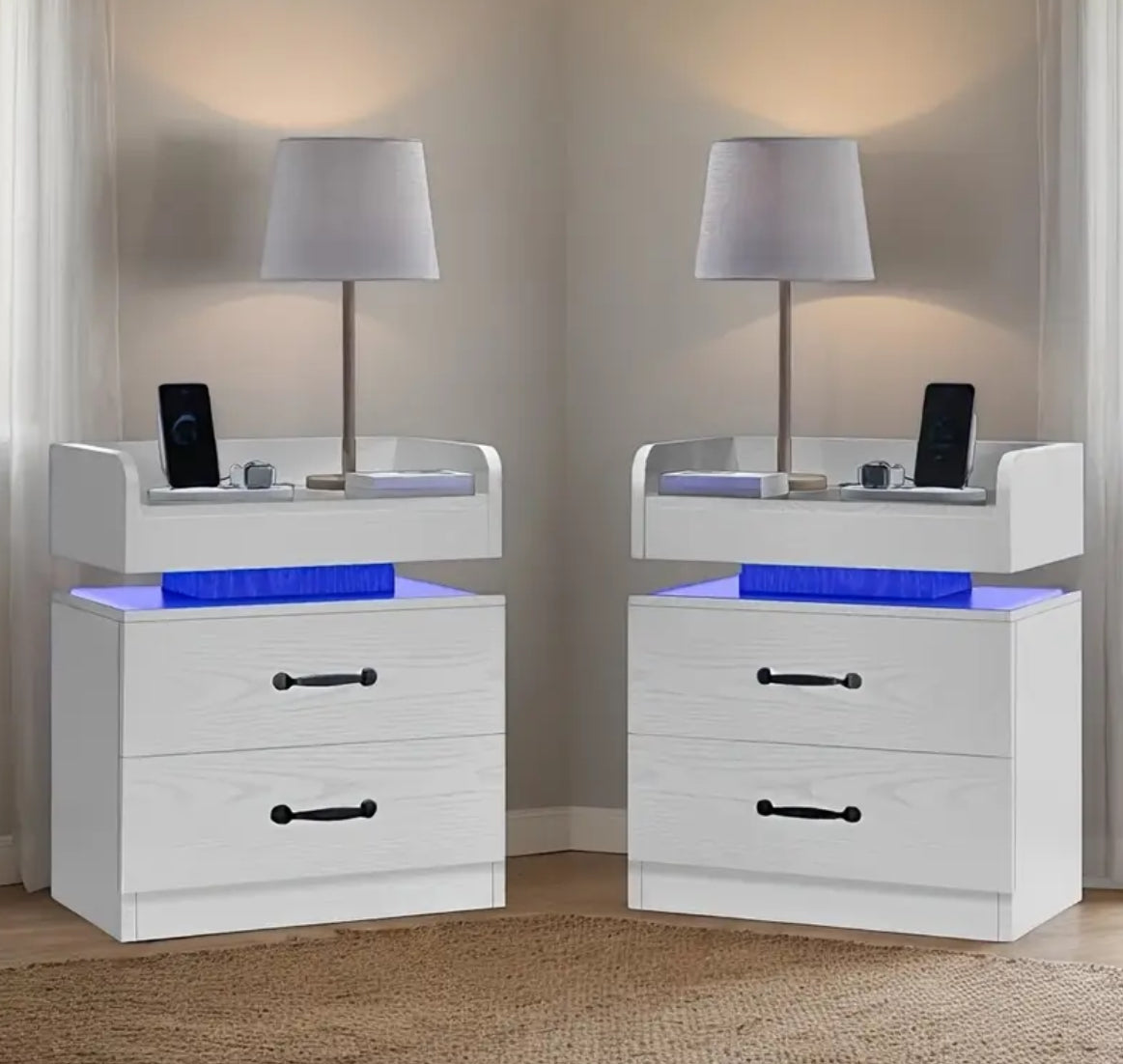 LumiCharge LED Nightstand