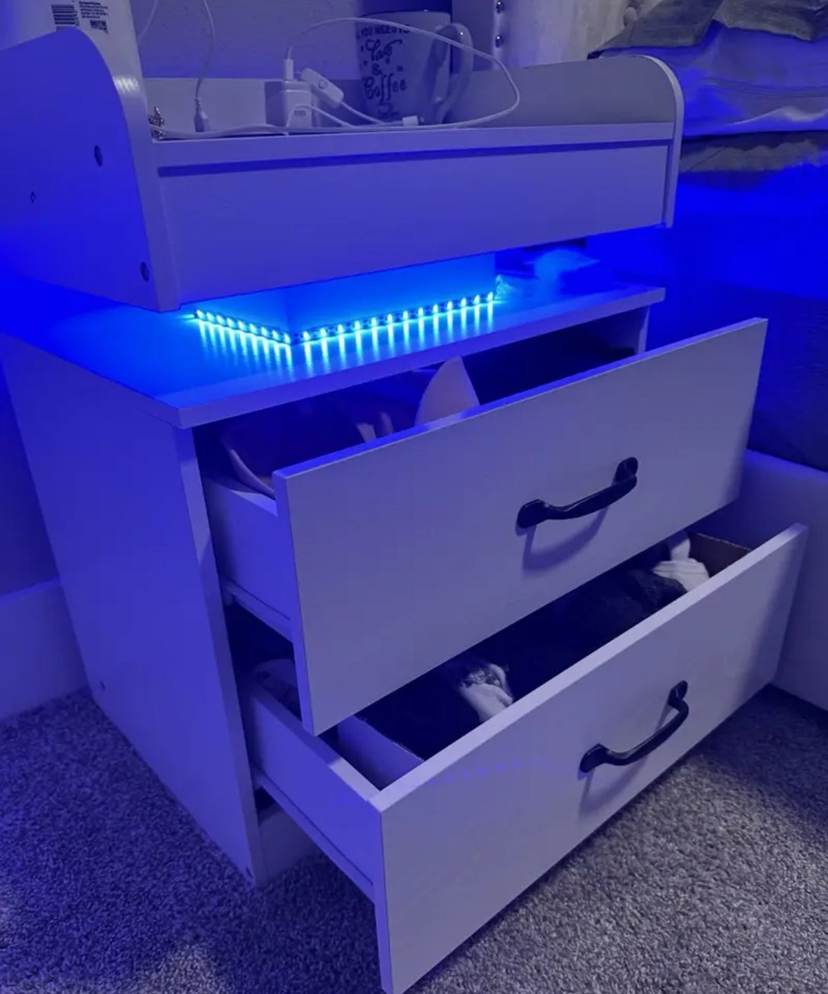 LumiCharge LED Nightstand