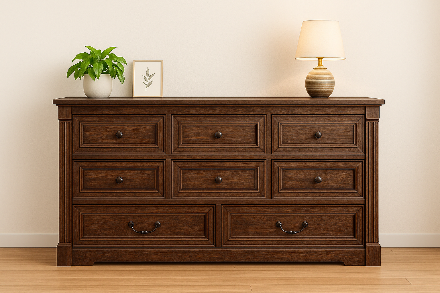Modern Farmhouse 8 Drawer Dresser