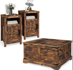 Rustic Hearth 3-Piece Farmhouse Table Set