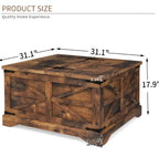 Rustic Hearth 3-Piece Farmhouse Table Set