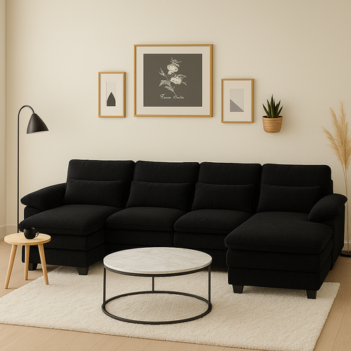 4-Seater U-Shape Sectional Couch