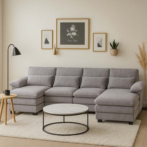 4-Seater U-Shape Sectional Couch