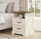 Harbor View Charging Nightstand-2pc