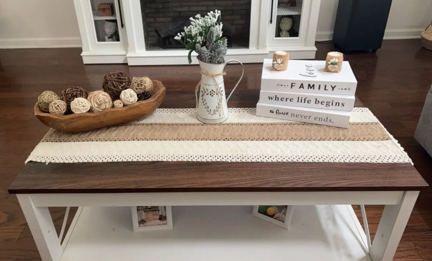 Rustic Charm Macrame Table Runner