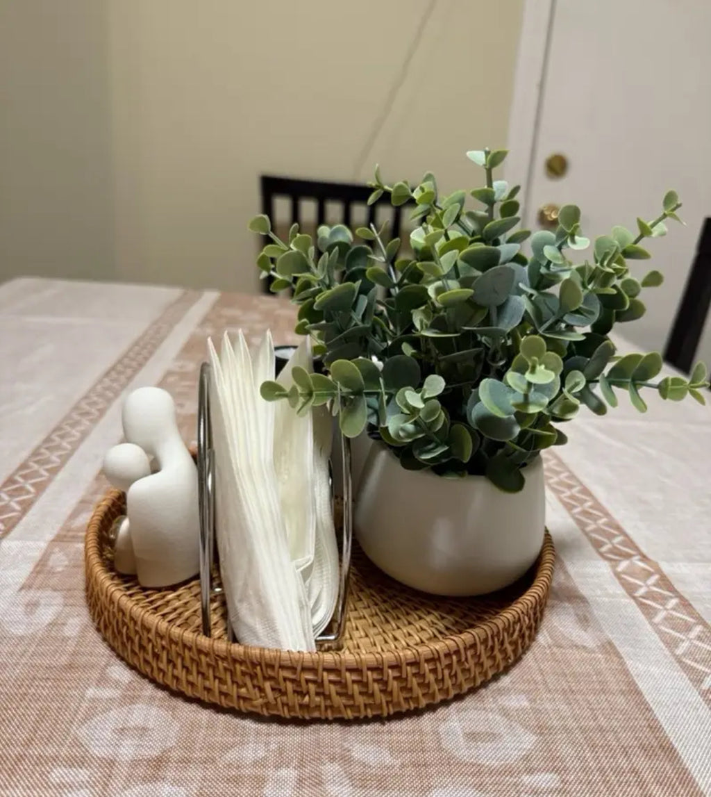 Artificial Eucalyptus Plant with Pot
