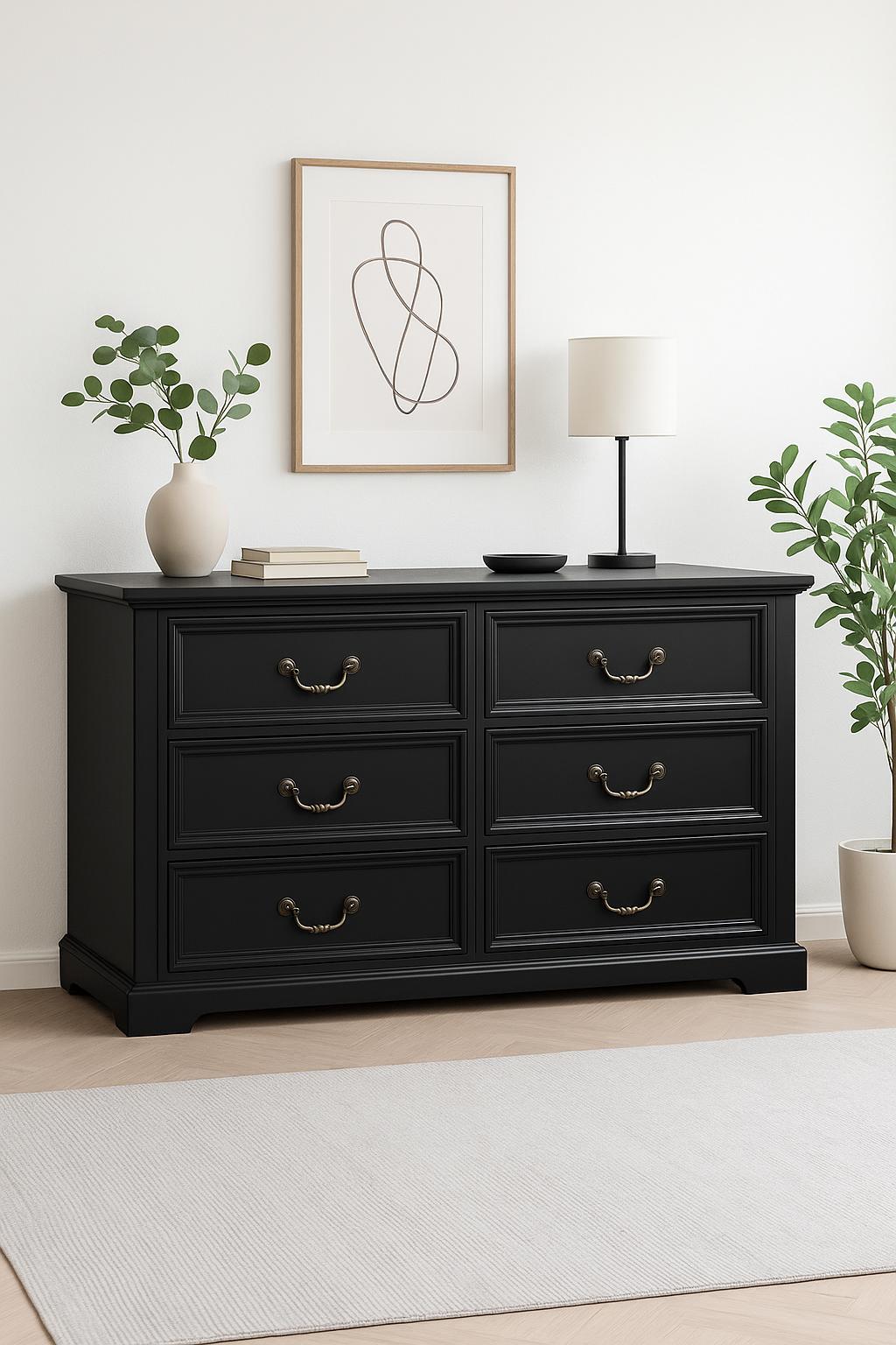 Modern 6 Drawer Dresser