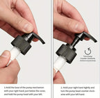 Matte Black Refillable Pump Dispenser Bottle-300ml