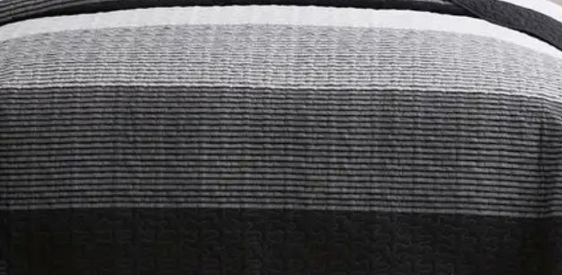 Shadow Stripe 3-Piece Quilt