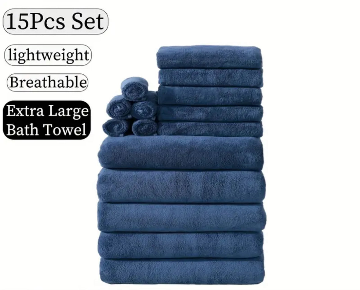 Luxury 15-Piece Towel Set