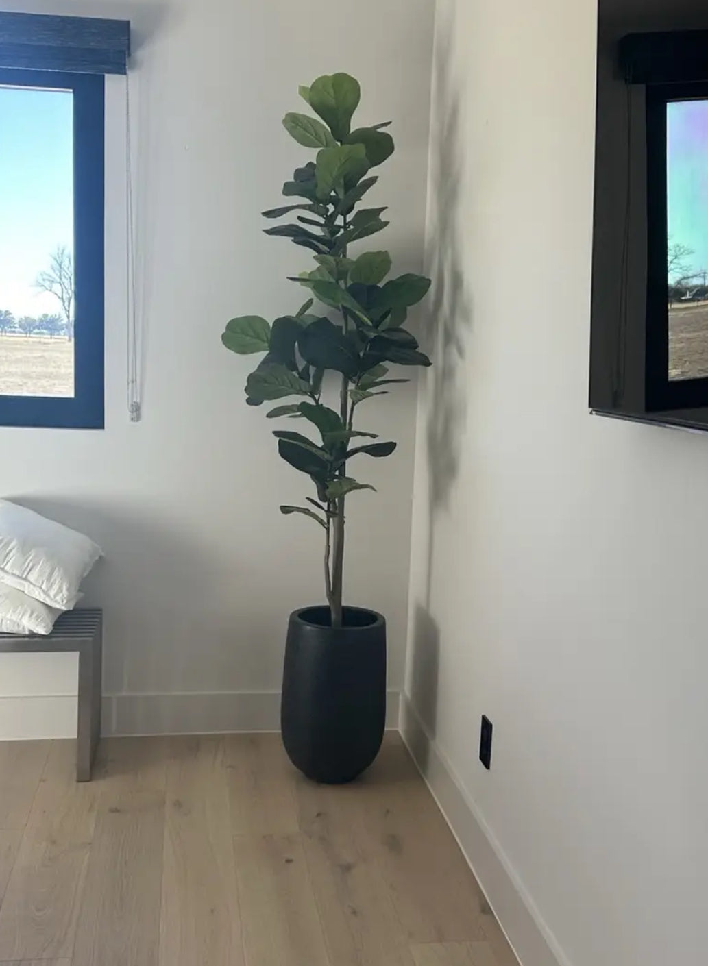 Tall Artificial Fiddle Leaf Fig Tree- 6ft