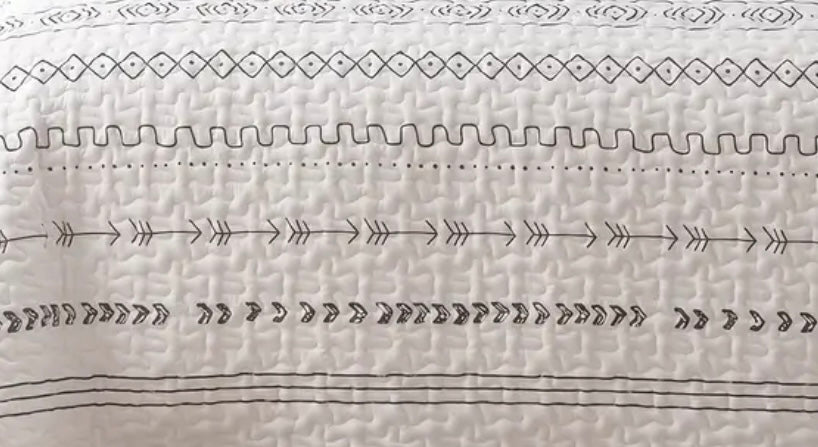 Geometric Haven 3-PieceQuilt Set