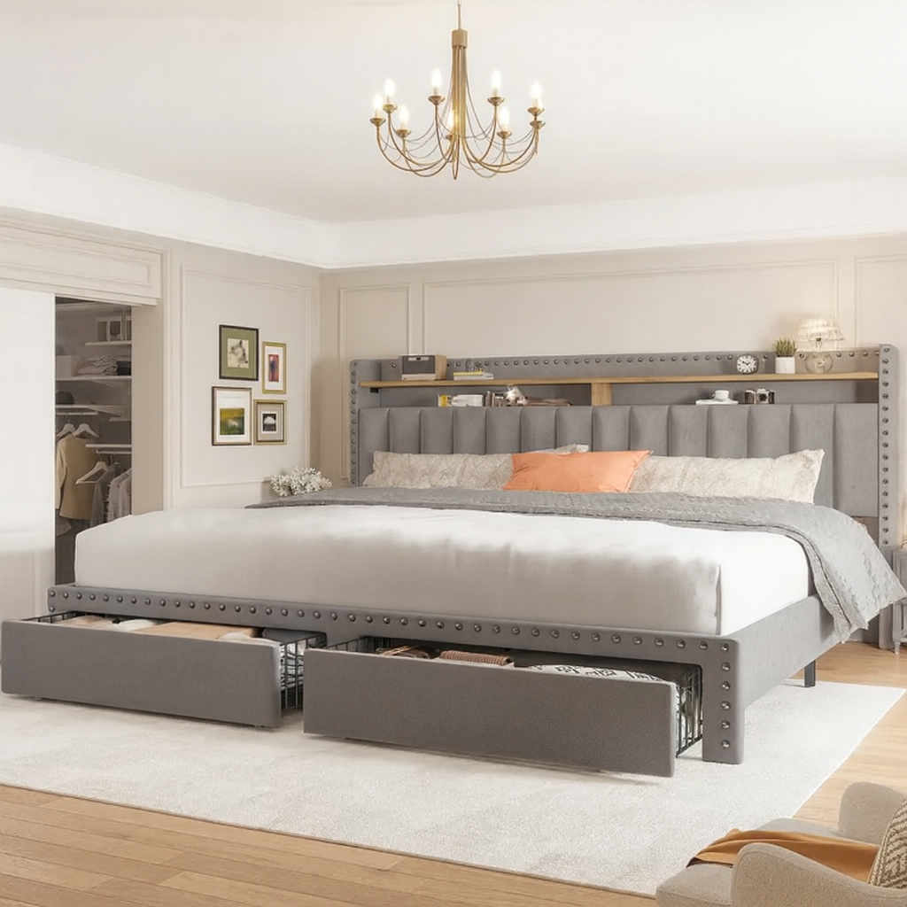 LuxeRest Storage Bed Frame