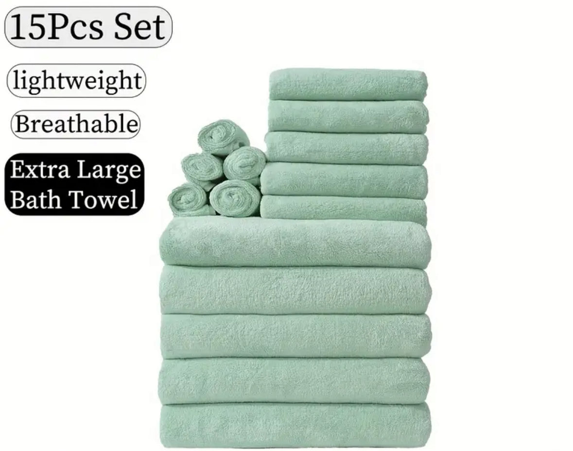 Luxury 15-Piece Towel Set