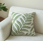 Green Leaf Throw Pillows 1-Piece