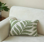 Green Leaf Throw Pillows 1-Piece