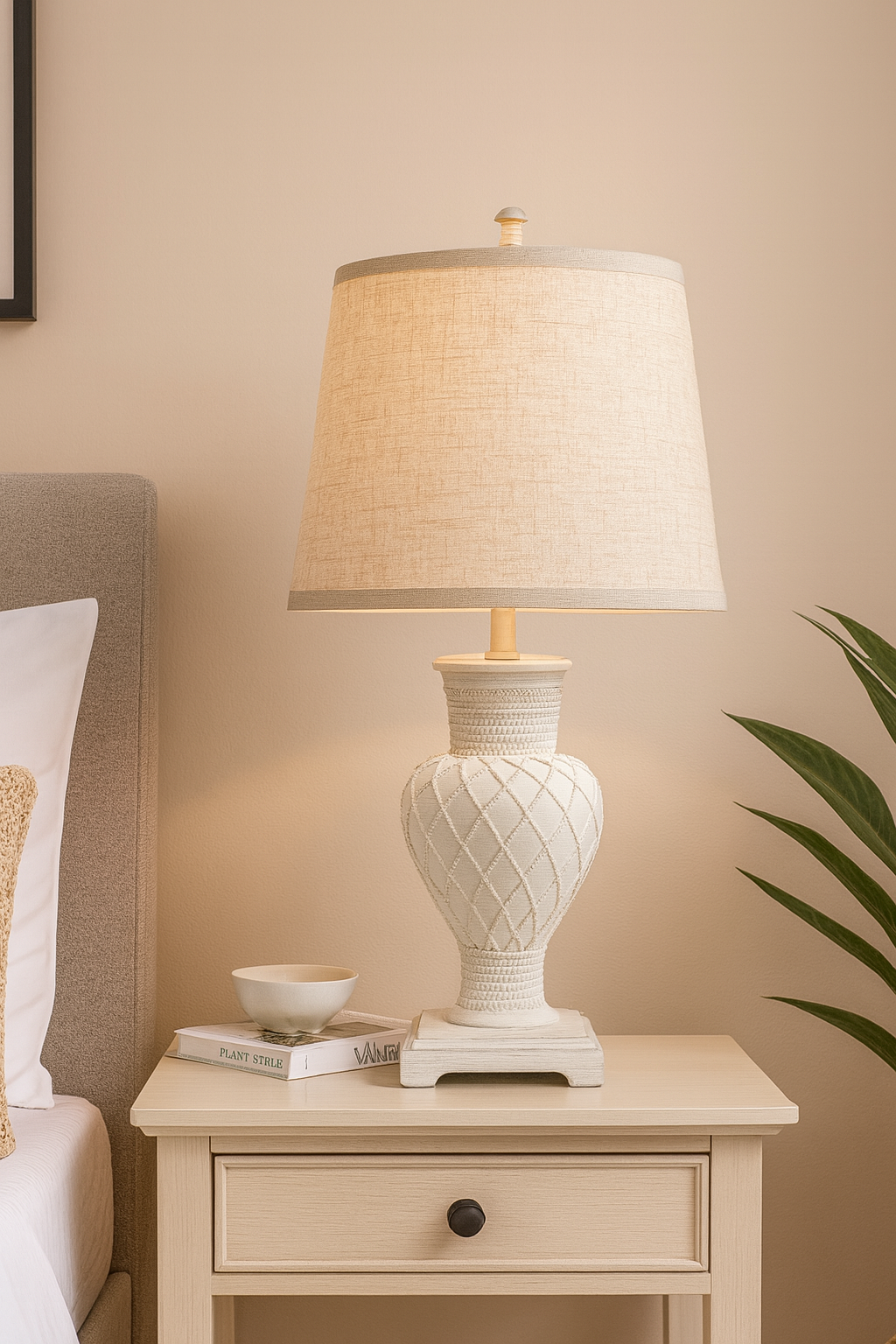 Farmhouse Bedside Lamp