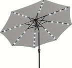 Patio Umbrella with Solar Lights