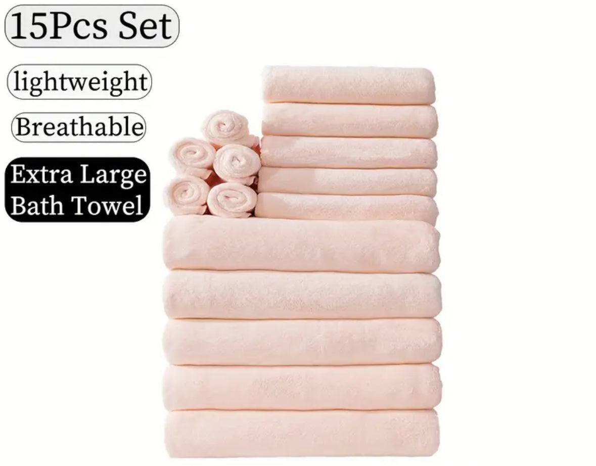 Luxury 15-Piece Towel Set