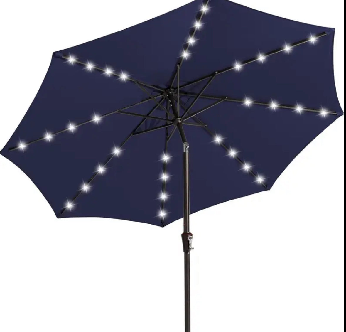 Patio Umbrella with Solar Lights