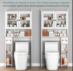 SpaceSaver Over-the-Toilet Storage Cabinet