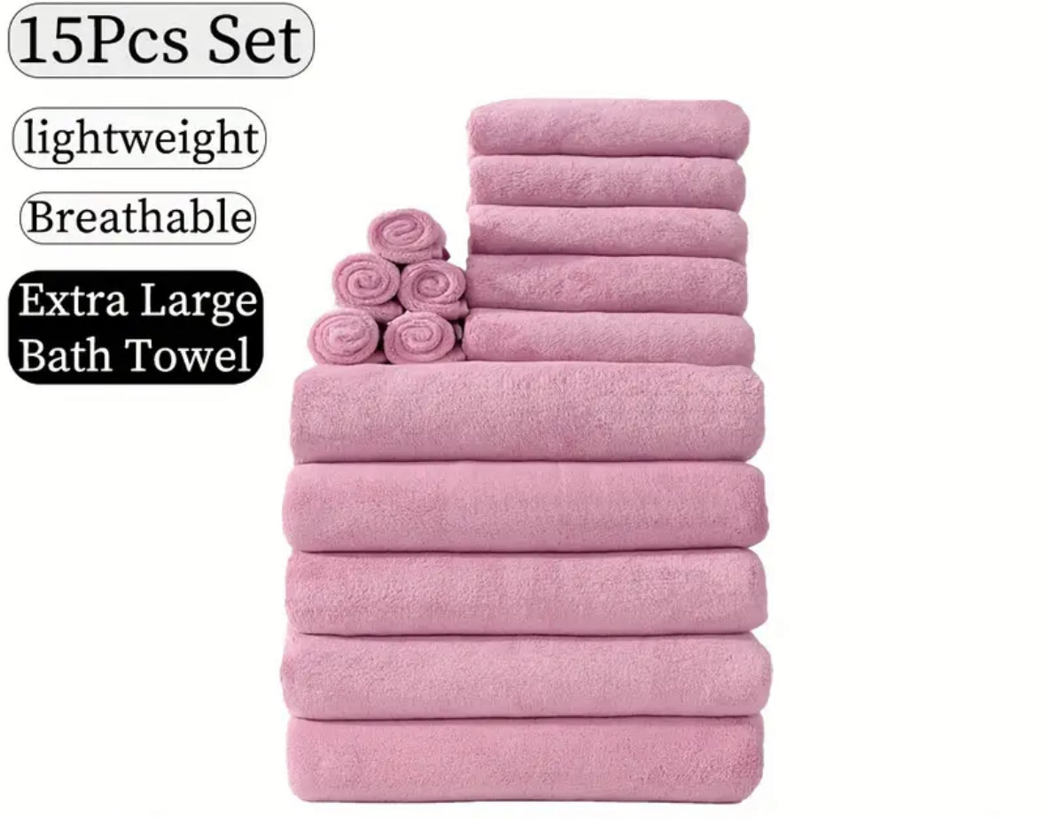 Luxury 15-Piece Towel Set