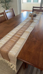 Rustic Charm Macrame Table Runner