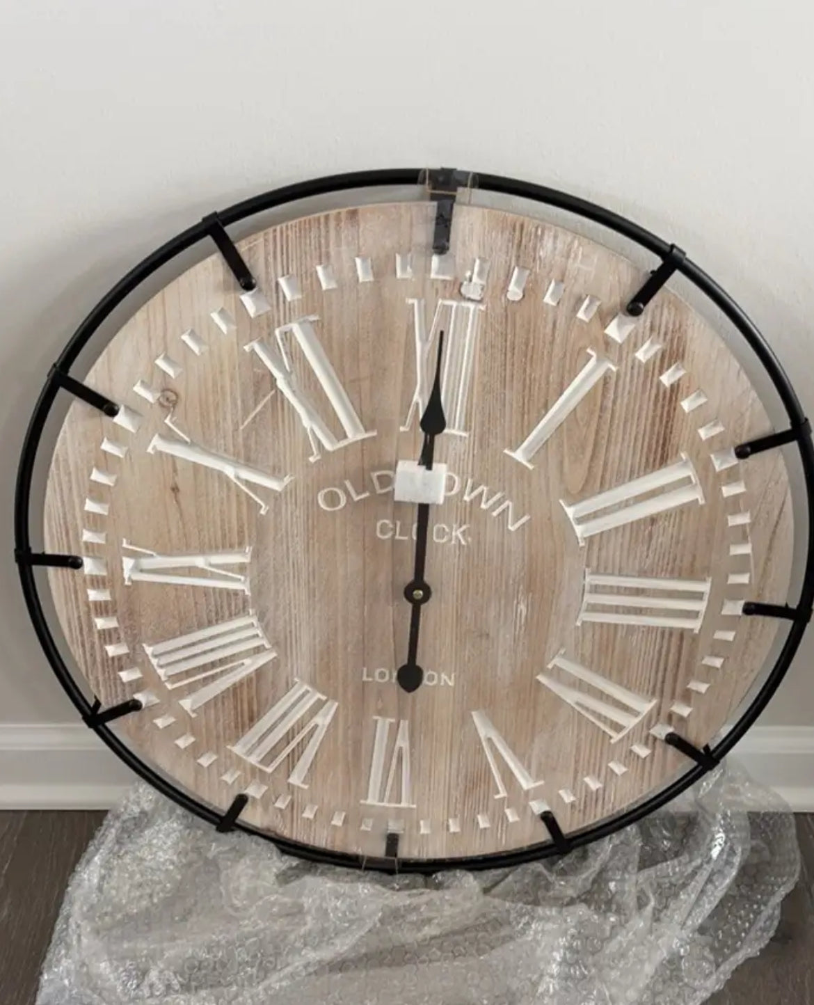 Rustic Wood Wall Clock