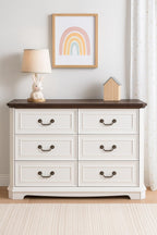 Modern 6 Drawer Dresser