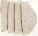 Woven Round Placemats-4pc