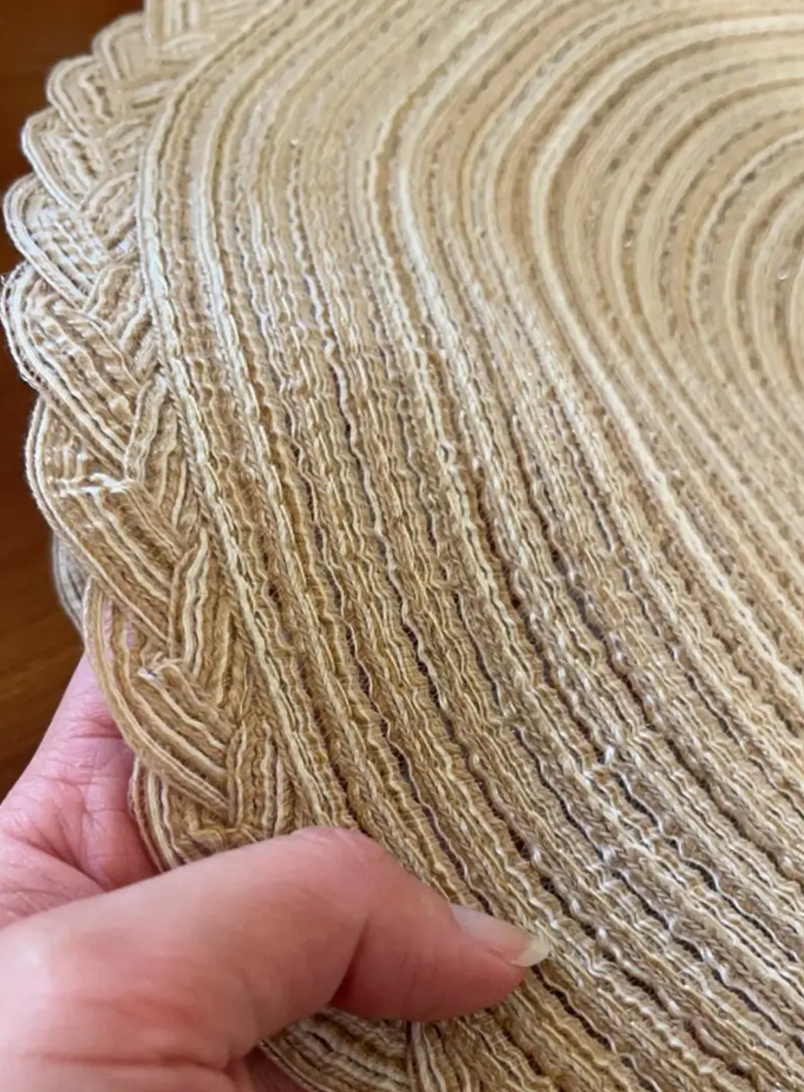 Woven Round Placemats-4pc